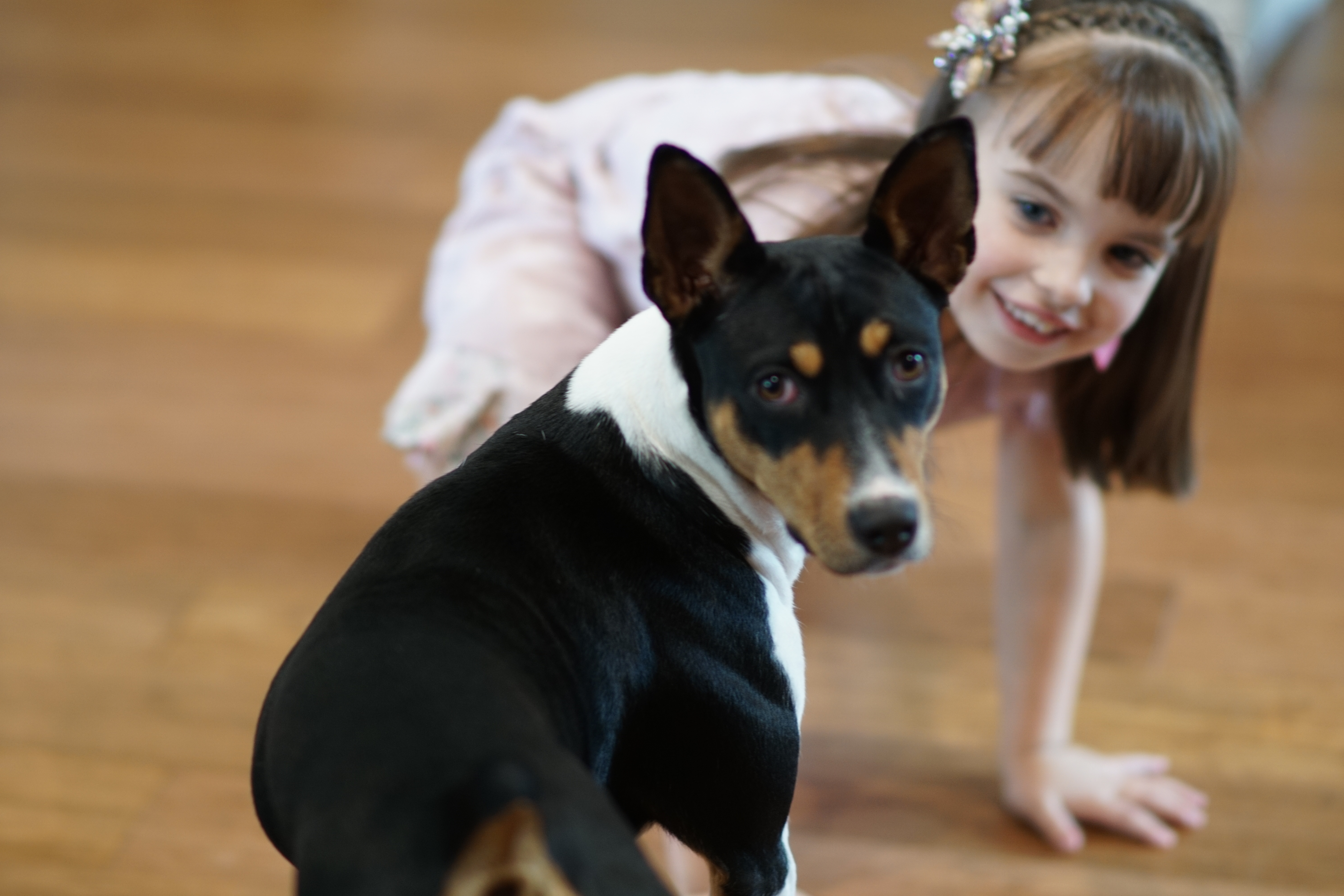 Veronika and her dog