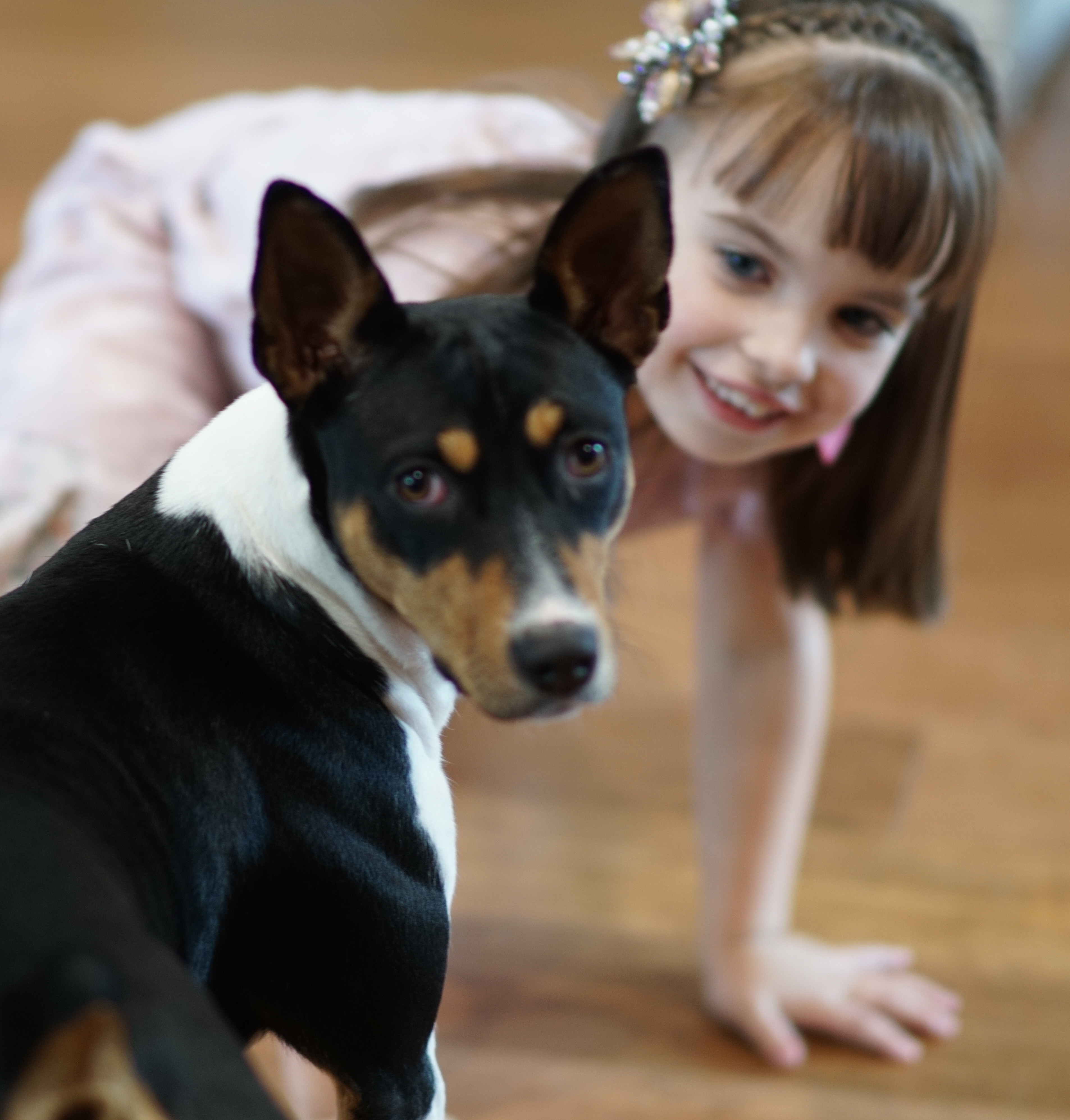 Veronika and her dog